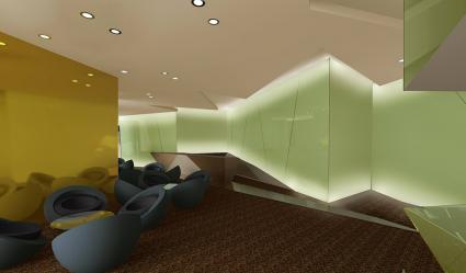 1100平米天津弘澤梅江會所裝修設(shè)計